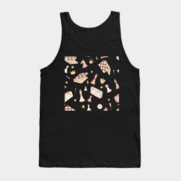 Chess Doodles Tank Top by edwardecho